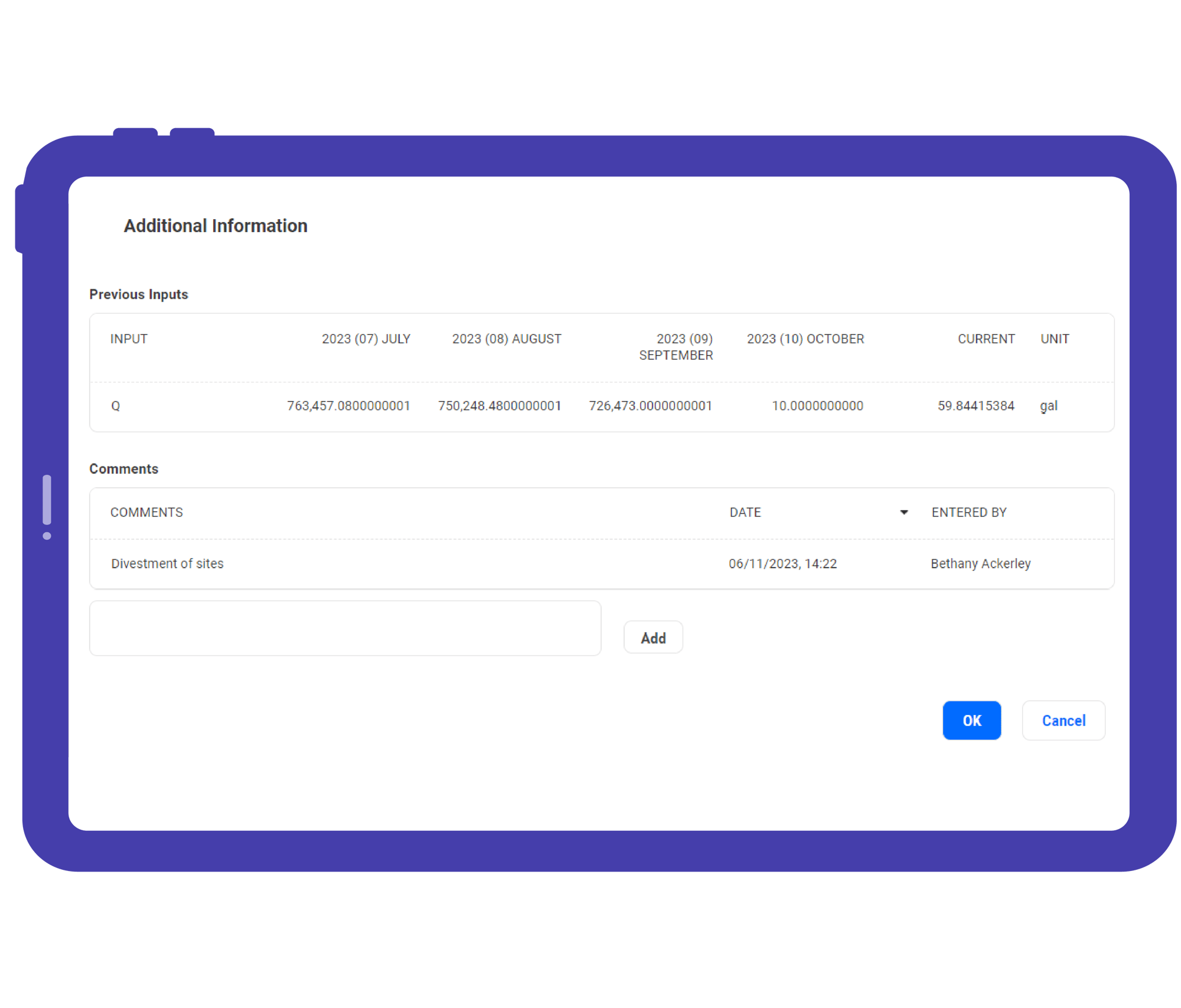 Emissions Additional Information