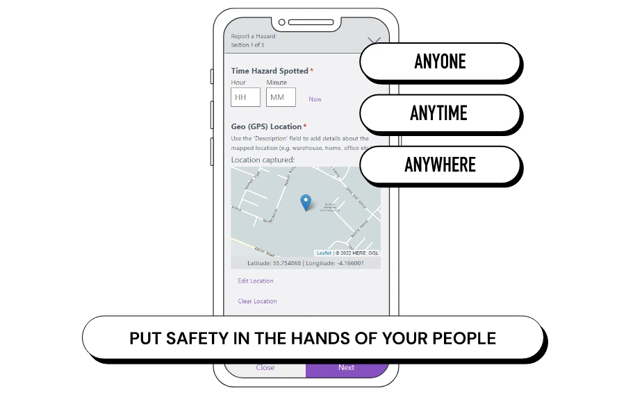 AssureGO+ enables your workforce to engage in EHS via a mobile device