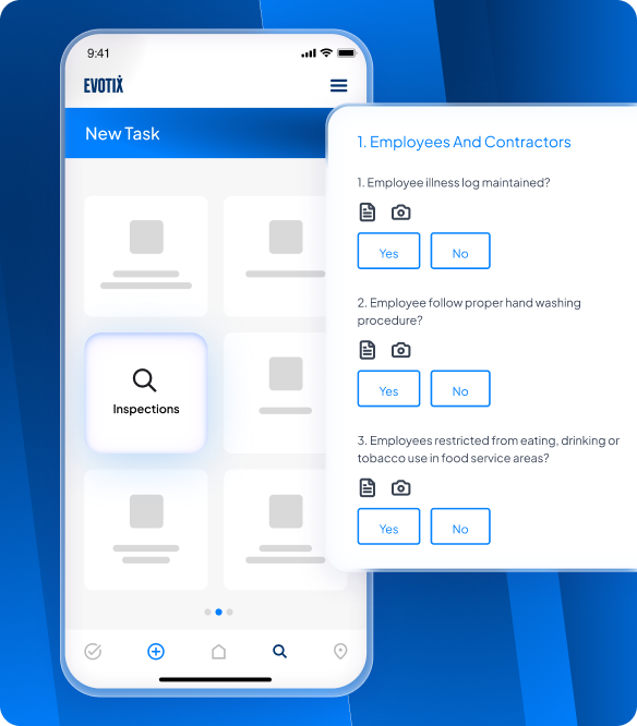 Mobile digital audit software dashboard
