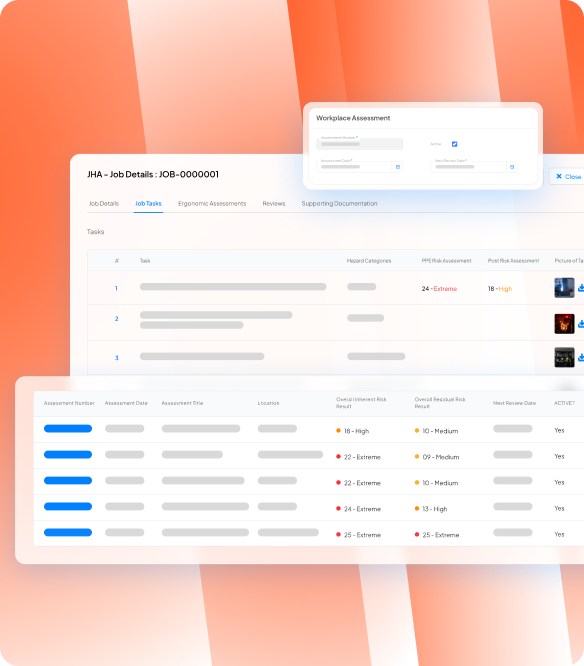 Health and safety risk assessment software features