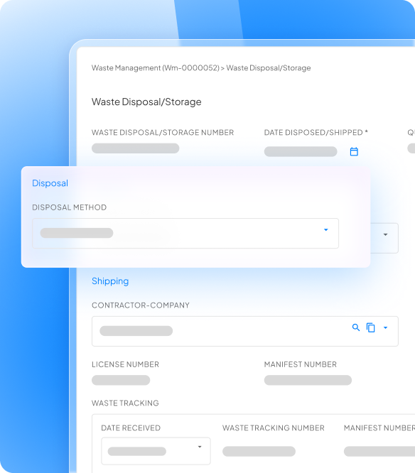 ESG waste management software features