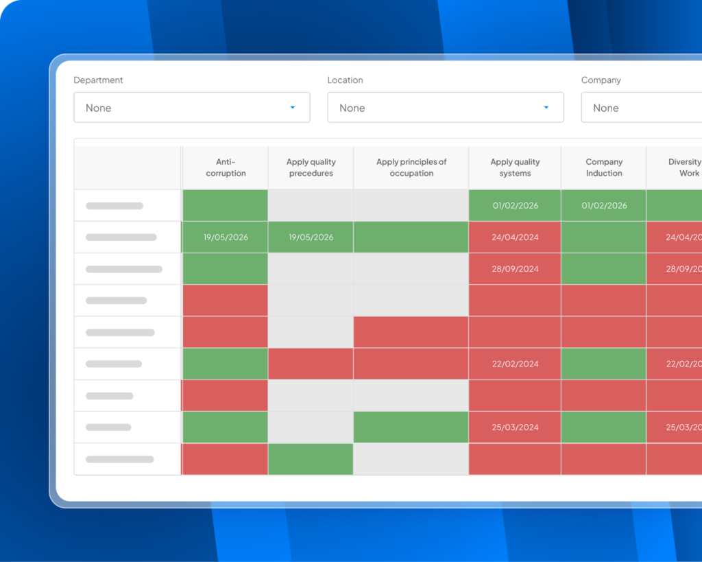 Training and competency Hero Frame