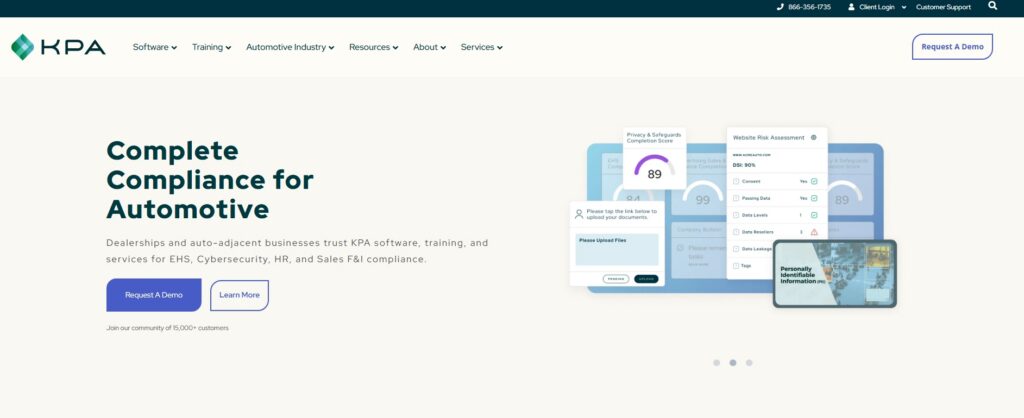 KPA Home Page Screenshot