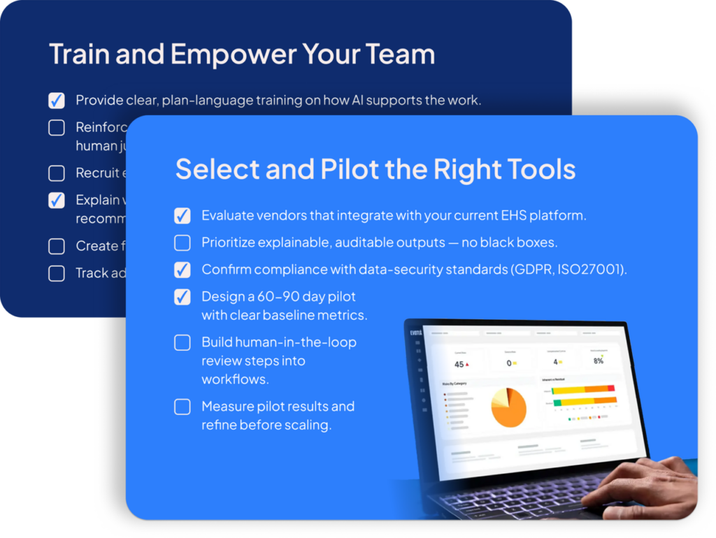 AI Implementation Checklist example