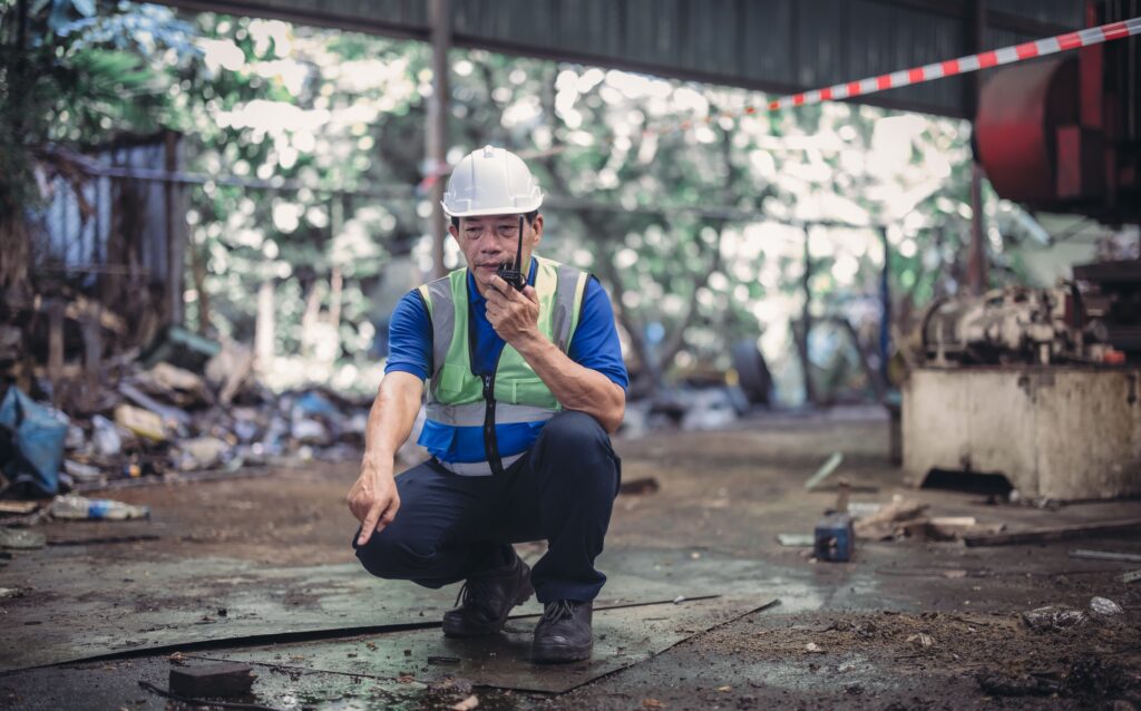 EHS manager identifies workplace risk